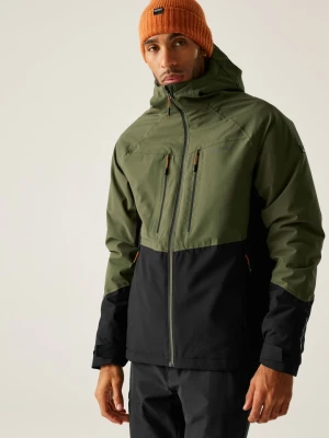 Regatta Kurtka przejściowa "Highton Stretch" w kolorze oliwkowo-czarnym rozmiar: 4XL
