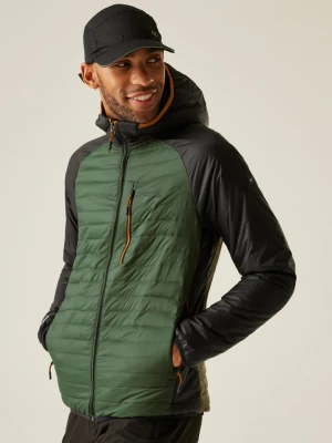 Regatta Kurtka przejściowa "Rowak" w kolorze czarno-oliwkowym rozmiar: XXL