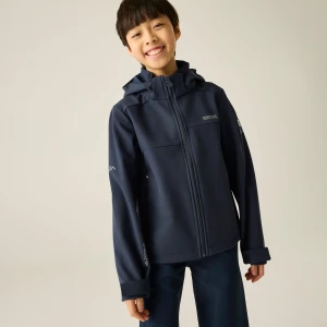 Regatta   Kurtka softshell dziecięca przeciwdeszczowa Acidity Niebieski, Rozmiar: