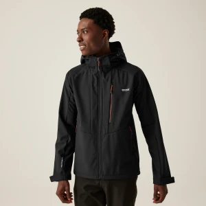 Zdjęcie produktu Regatta   Kurtka softshell męska Hewitts X Czarny, Rozmiar: