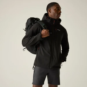 Regatta   Kurtka softshell męska z membraną Arana Czarny, Rozmiar: