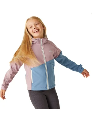 Regatta Kurtka softshellowa "Acidity VII" w kolorze jasnoróżowo-błękitnym rozmiar: 158