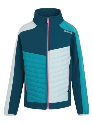 Regatta Kurtka softshellowa "Brynden" w kolorze turkusowo-niebieskim rozmiar: 104