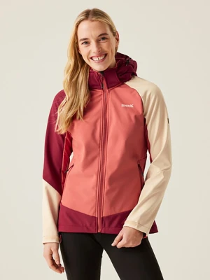 Regatta Kurtka softshellowa "Desoto X" w kolorze jasnoróżowo-fioletowo-kremowym rozmiar: 44