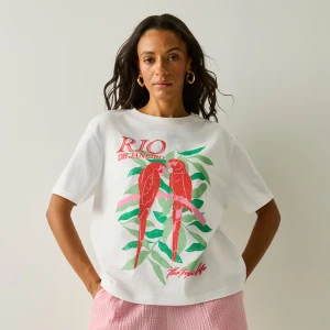 Regatta Life   Koszulka damska Baska Beżowe, Rozmiar: