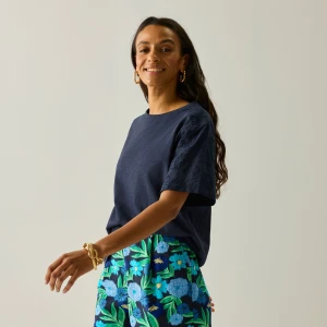 Regatta Life   Koszulka damska Whitehaven Niebieski, Rozmiar: