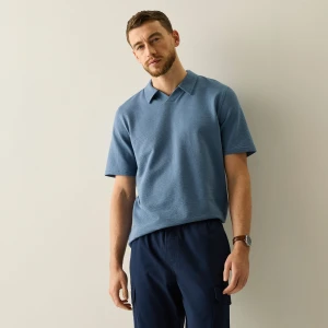 Regatta Life   Koszulka polo męska Delray Niebieski, Rozmiar: