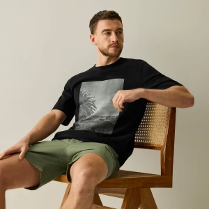 Regatta Life Regatta Life Koszulka męska Safi Czarny, Rozmiar: