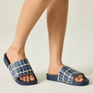 Regatta   Orla Kiely Klapki damskie Slide Beżowe, Rozmiar: