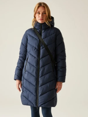 Regatta Płaszcz pikowany "Anita" w kolorze granatowym rozmiar: 38