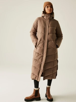 Regatta Płaszcz pikowany "Eloria" w kolorze karmelowym rozmiar: 40