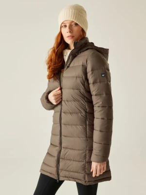 Regatta Płaszcz pikowany "Starler" w kolorze szarobrązowym rozmiar: 36