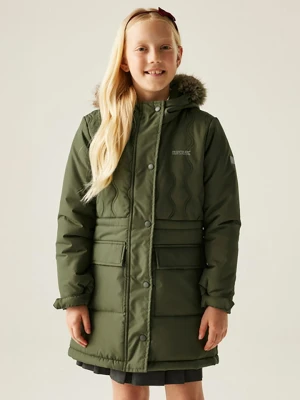 Regatta Płaszcz zimowy "Fabrizia II" w kolorze khaki rozmiar: 116