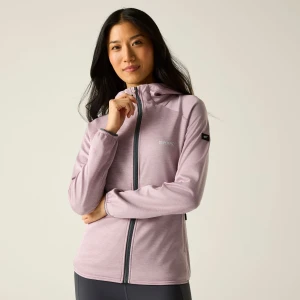 Regatta   Polar damski z kapturem Ferna Stretch Fioletowy, Rozmiar: