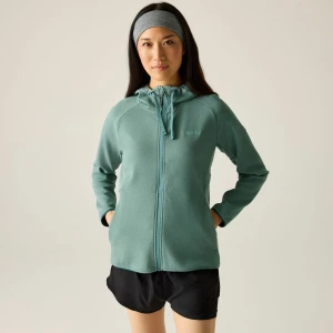 Regatta   Polar damski z kapturem Nayna Zielony, Rozmiar: