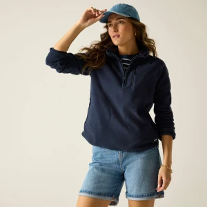 Regatta   Polar damski z suwakiem 1/2 Frankie Niebieski, Rozmiar: