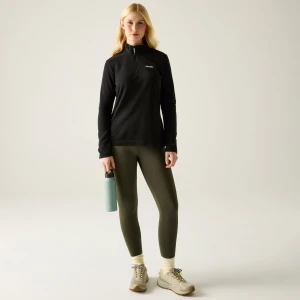 Regatta Polar damski z suwakiem 1/2 Sweethart Czarny, Rozmiar: