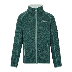 Regatta   Polar dziecięcy rozsuwany Junior Newhill Zielony, Rozmiar: