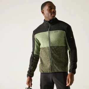 Regatta   Polar męski rozsuwany Elram Zielony, Rozmiar: