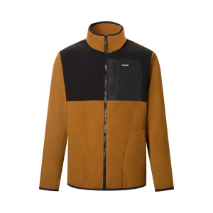 Regatta Polar męski rozsuwany Frankie Borg Colour Block Brązowy