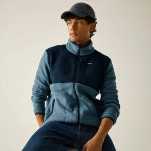 Regatta Polar męski rozsuwany Frankie Borg Colour Block Niebieski