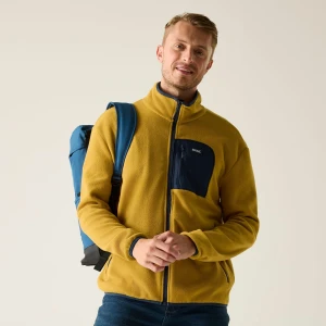 Regatta   Polar męski rozsuwany Frankie Żółty, Rozmiar: