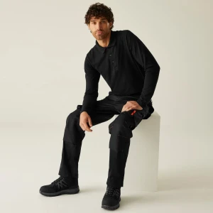 Regatta Professional Męskie spodnie robocze Heroic Regatta Professional Czarny, Rozmiar: EU44 | Krótkie