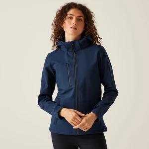 Regatta Professional Regatta Professional Damski softshell z kapturem Venturer Niebieski, Rozmiar: