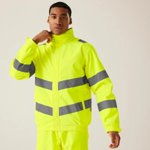 Regatta Professional Regatta Professional Men's Hi-Vis Pro Contract Dover Jacket Żółty, Rozmiar: