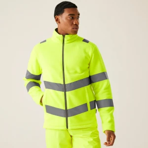 Regatta Professional Regatta Professional Men's Hi-Vis Pro Contract Thor Fleece Żółty, Rozmiar: