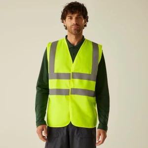 Regatta Professional Regatta Professional Męska kamizelka odblaskowa Pro Hi Vis Żółty, Rozmiar: