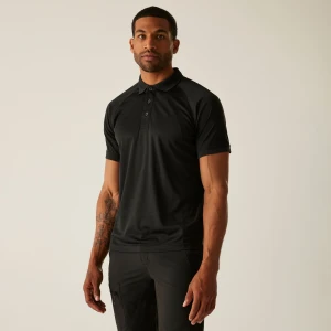 Regatta Professional Regatta Professional Męska koszulka polo Coolweave Czarny, Rozmiar: