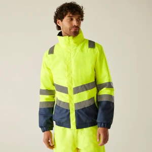 Regatta Professional Regatta Professional Męska kurtka odblaskowa Pro HiVis Żółty, Rozmiar: