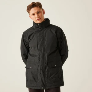 Regatta Professional Regatta Professional Męska kurtka parka przeciwdeszczowa Darby III Czarny, Rozmiar: