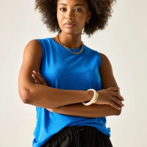 Regatta Regatta Bezrękawnik damski Fariene Niebieski, Rozmiar: