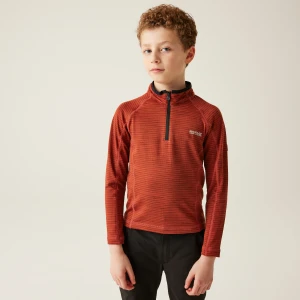 Regatta Regatta Bluza dziecięca z suwakiem szybkoschnąca Berley Czerwony, Rozmiar: