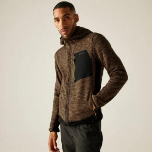 Regatta Regatta Bluza męska rozsuwana z kapturem Alven Brązowy, Rozmiar: