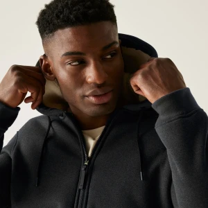 Regatta Regatta Bluza męska rozsuwana z kapturem Naddle Czarny, Rozmiar: