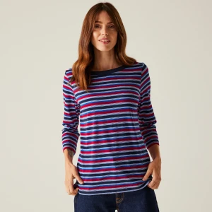 Regatta Regatta Bluzka damska z rękawem 3/4 Bayletta II Niebieski, Rozmiar: