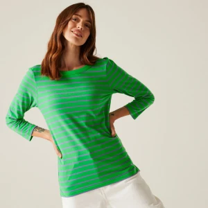 Regatta Regatta Bluzka damska z rękawem 3/4 Bayletta II Zielony, Rozmiar: