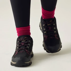 Regatta Regatta Buty damskie trekkingowe niskie z membraną Holcombe III Czarny, Rozmiar: