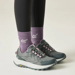 Regatta Regatta Buty damskie trekkingowe z membraną Cruize Vibram Szary, Rozmiar: