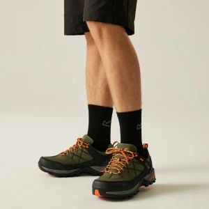 Regatta Regatta Buty męskie trekkingowe niskie z membraną Samaris III Zielony, Rozmiar: