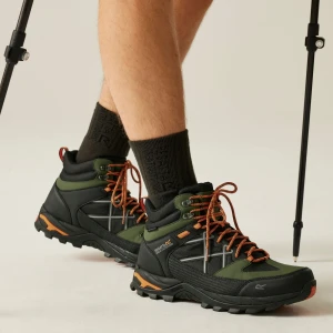 Regatta Regatta Buty męskie trekkingowe z membraną Samaris III Zielony, Rozmiar: