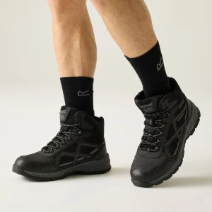 Regatta Regatta Buty męskie trekkingowe z membraną Vendeavour Czarny, Rozmiar: