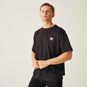 Regatta Regatta Christian Lacroix Koszulka męska z krótkim rękawem Aramon Czarny, Rozmiar: