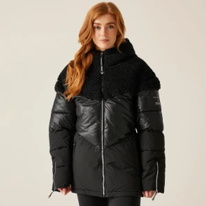 Regatta Regatta Christian Lacroix Kurtka damska pikowana zimowa Sete Czarny, Rozmiar: