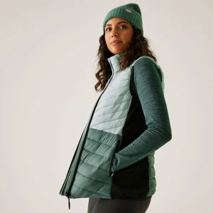 Regatta Regatta Kamizelka damska hybrydowa Leedre Zielony, Rozmiar: