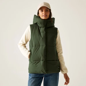 Regatta Regatta Kamizelka damska ocieplana Kelse Zielony, Rozmiar: