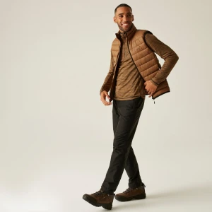 Regatta Regatta Kamizelka męska ocieplana Marizion Brązowy, Rozmiar: